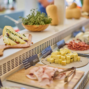 Paralos Kosta Alimia Breakfast cold cuts and cheeses