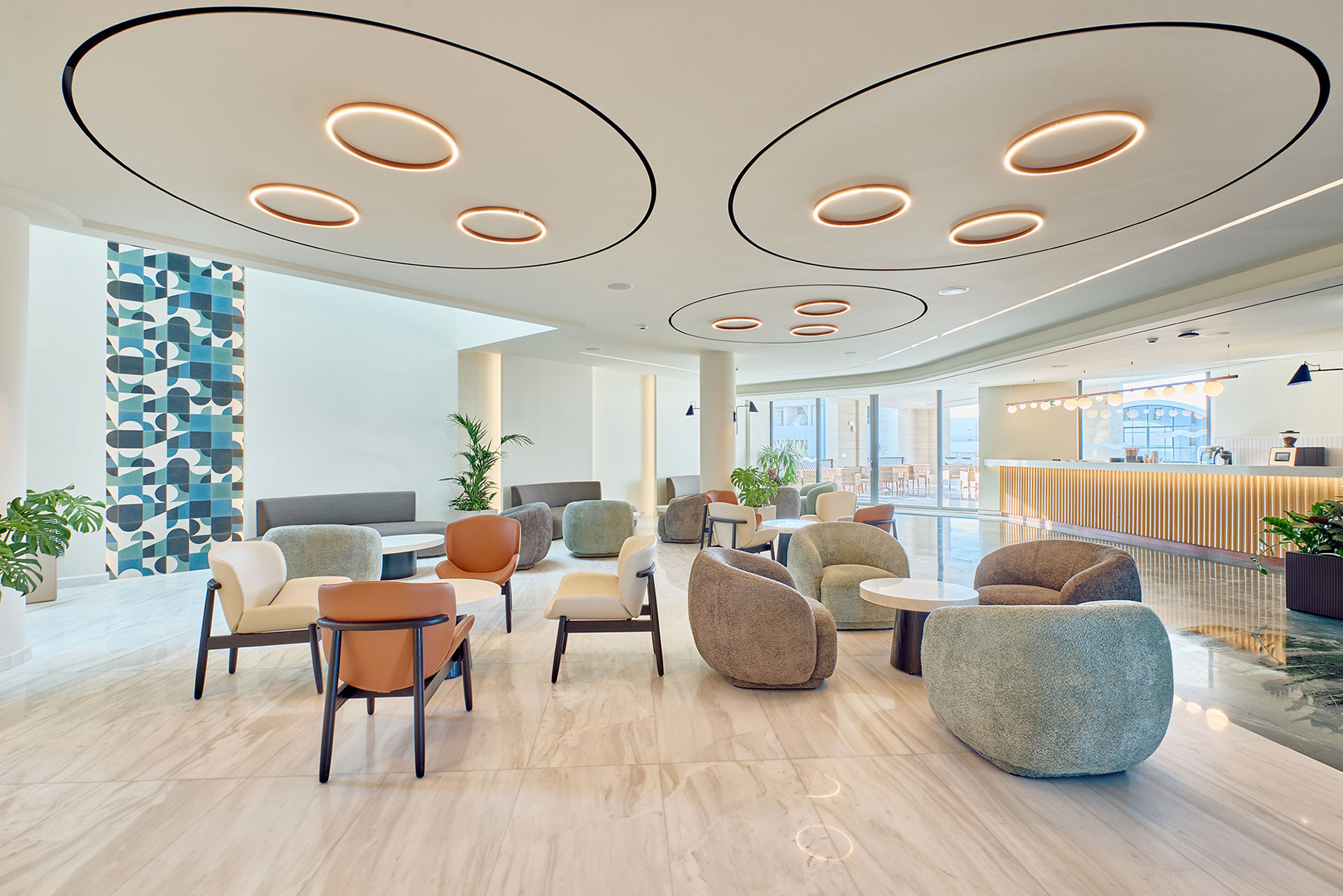 Paralos Kosta Alimia Lobby Bar sitting area
