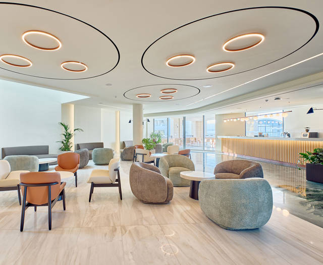 Paralos Kosta Alimia Lobby Bar sitting area